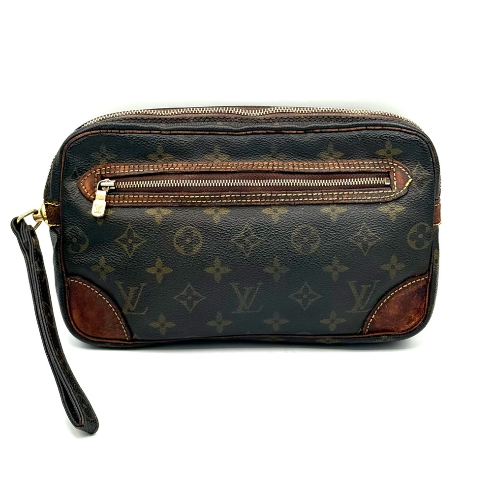 Louis Vuitton Monogram Brown Wristlet